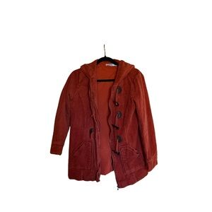 JustFab Women's Corduroy Toggle Jacket - Rust